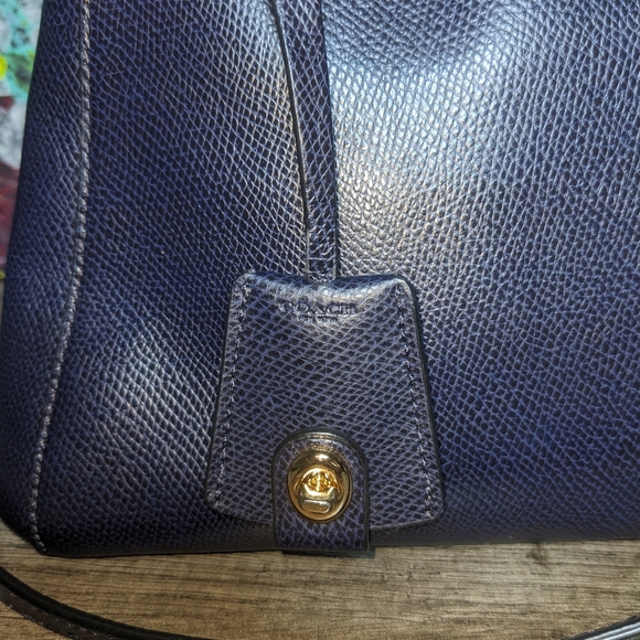 Coach | Margot Midnight Crossgrain Leather Small Convertible Carryall Satchel - Picture 6 of 12